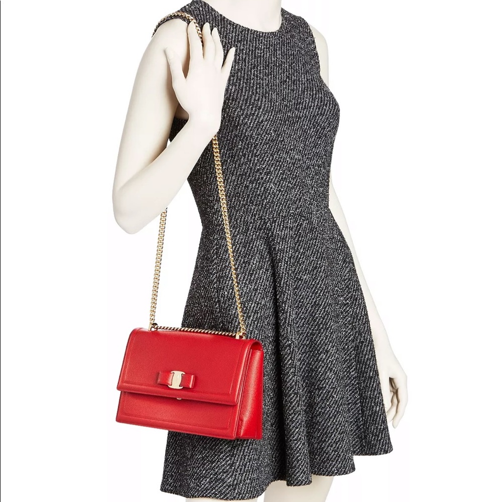 Salvatore Ferragamo Medium Ginny Shoulder Bag Gem